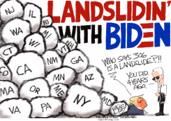 BIDEN ROCKS THE VOTE by Pat Bagley