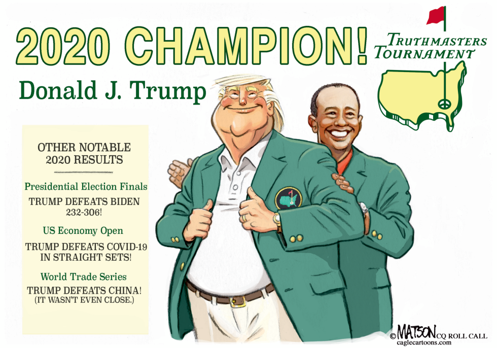 Trump Is 2020 Masters Champion