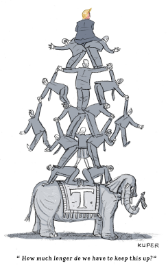 TRUMP'S GOP by Peter Kuper
