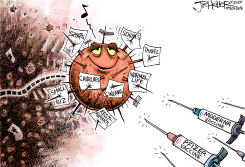 COVID VACCINES by Joe Heller