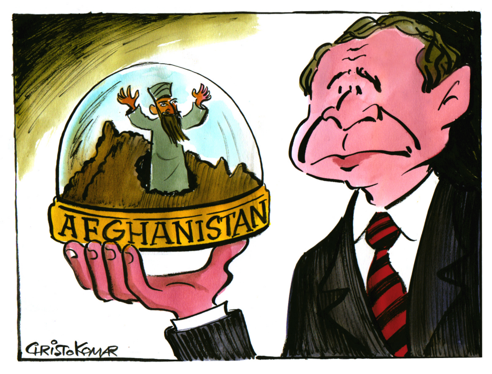 Bush's Afghanistan Souvenir - COLOR