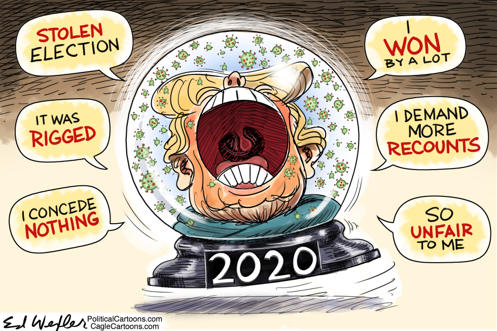 Trump 2020 Snow Globe