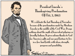 THE REAL THANKSGIVING by Bob Englehart