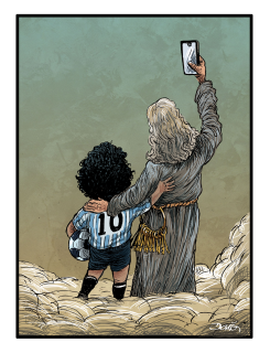 RIP MARADONA by Dario Castillejos