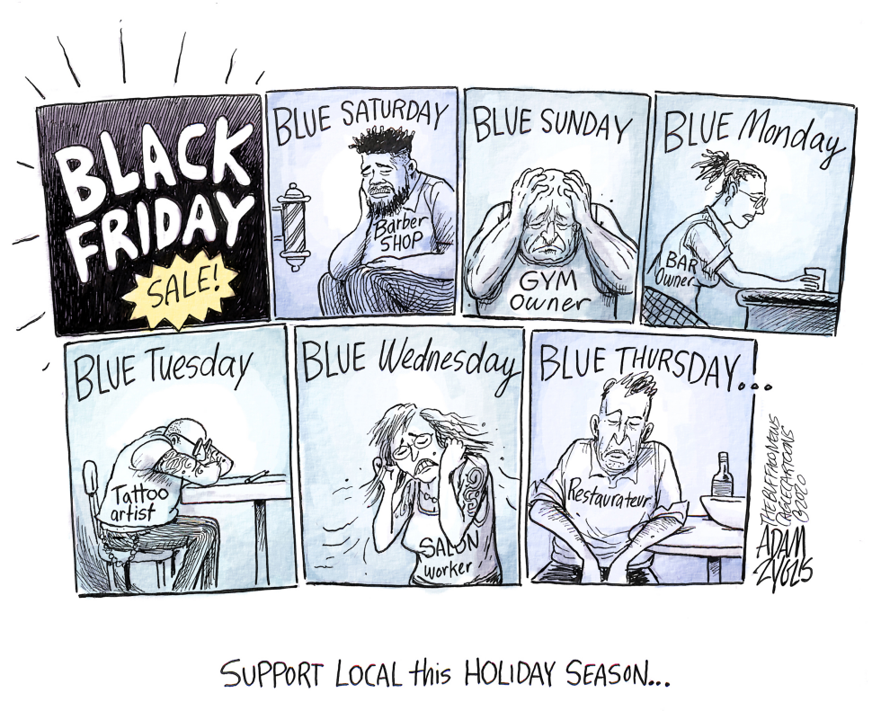 Black and blue