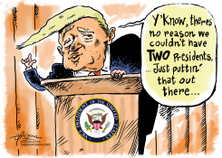 TWO PRESIDENTS by Guy Parsons
