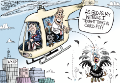 WKRP AND RUDY by Joe Heller