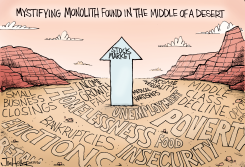 DESERT MONOLITH by Joe Heller