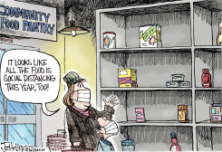 FOOD PANTRY by Joe Heller