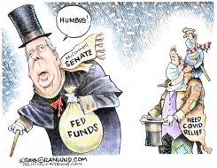 MCCONNELL AND COVID RELIEF FUNDING by Dave Granlund