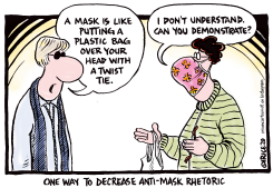 TO DECREASE ANTI MASK RHETORIC by Ingrid Rice