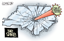 LOCAL NC - NORTH CAROLINA COVID SPIKE by John Cole