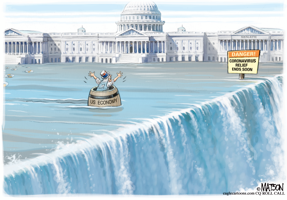 US Economy Goes Over Congress Falls