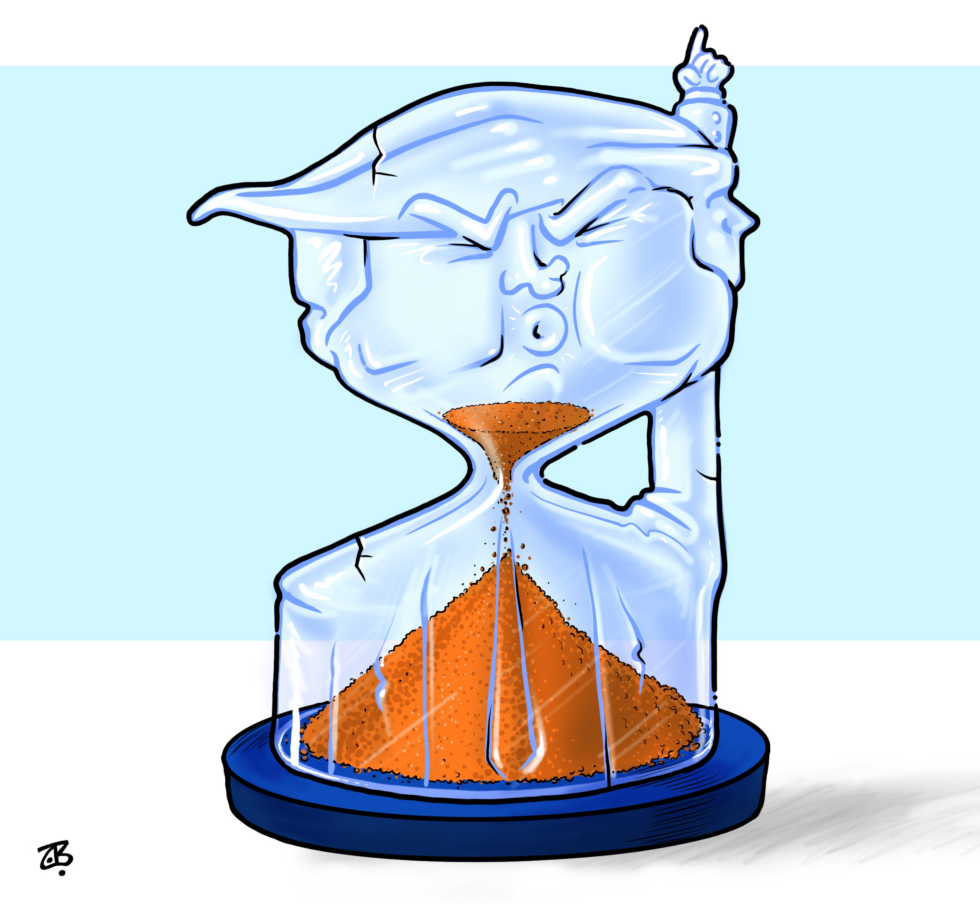 Trump fading away !