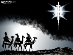 VACCINE HOPE by Kevin Siers