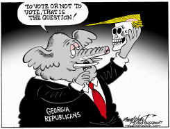 HOT TIME IN GEORGIA by Bob Englehart