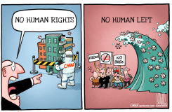 NO HUMAN LEFT by Luojie