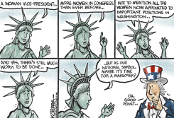 FINALLY, MORE WOMEN IN WASHINGTON by Jeff Koterba