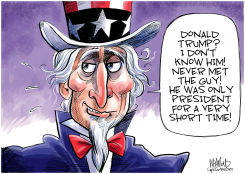 AMERICA MOVES ON by Dave Whamond