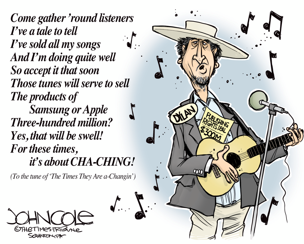 Bob Dylan sells his catalogue
