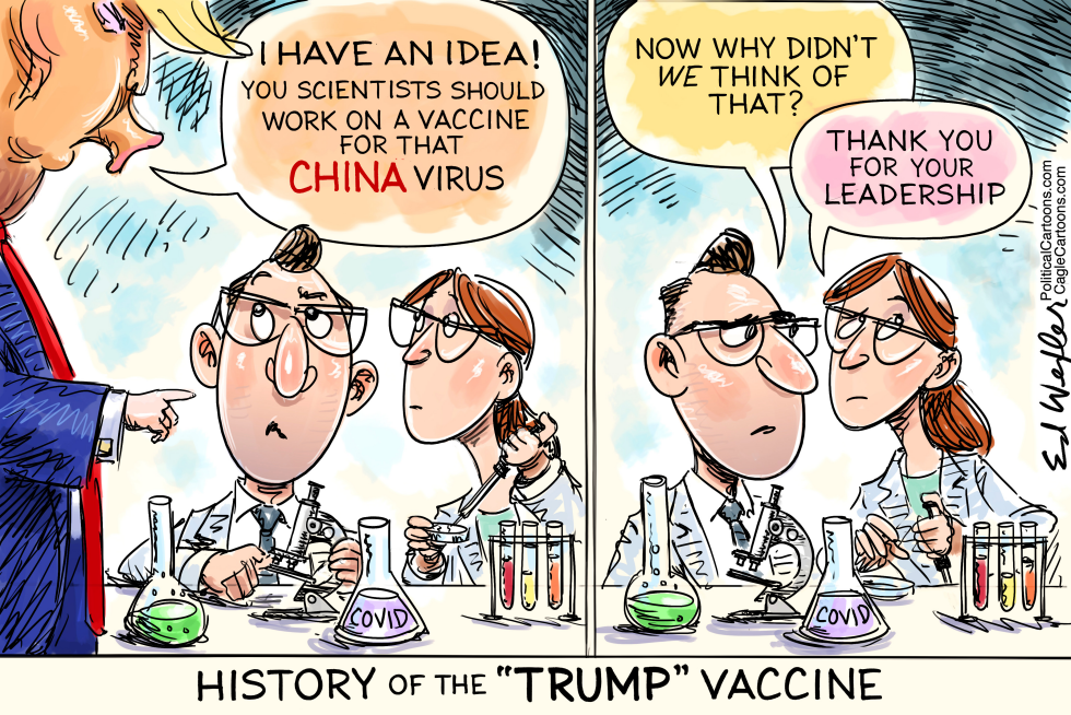 Trump Wants Credit For Vaccine