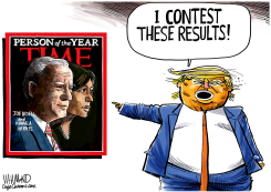 BIDEN AND HARRIS TIME COVER by Dave Whamond