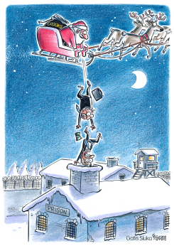 SANTA CLAUS AND PRISON by Gatis Sluka