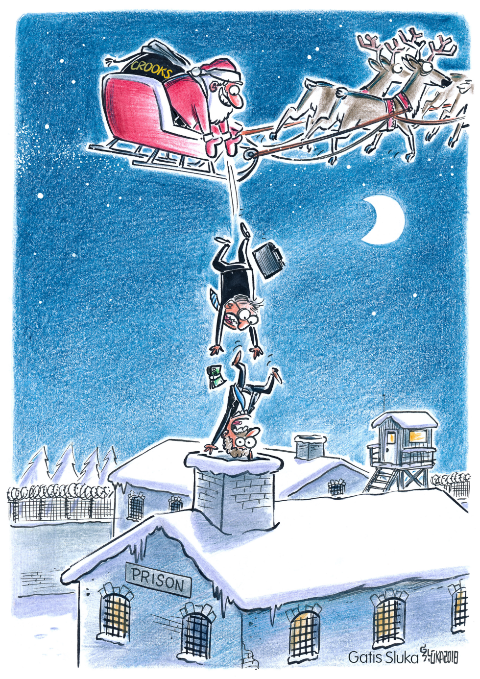 Santa Claus and prison