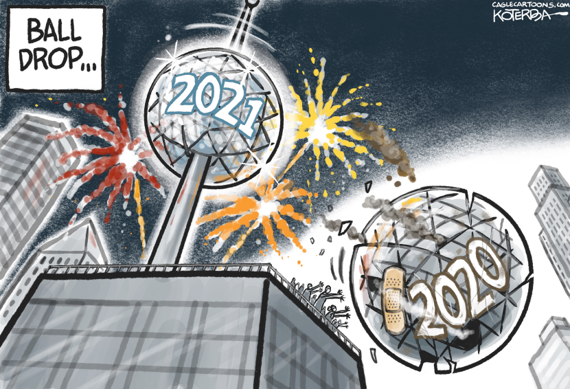 2020 and 2021 Ball Drop
