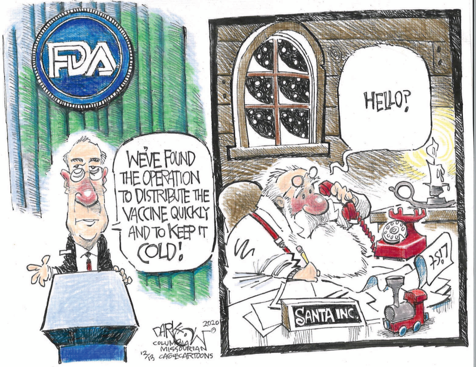 Distributing the vaccine