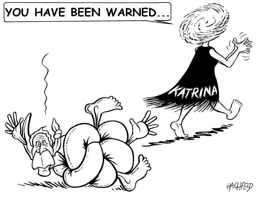 Katrina warning
