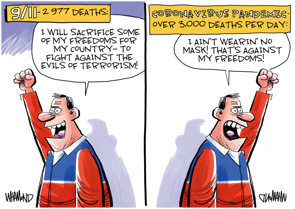 COVID-19 kills more Americans daily than 9/11 toll