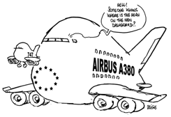 AIRBUS A380 VS BOEING 747 by Frederick Deligne