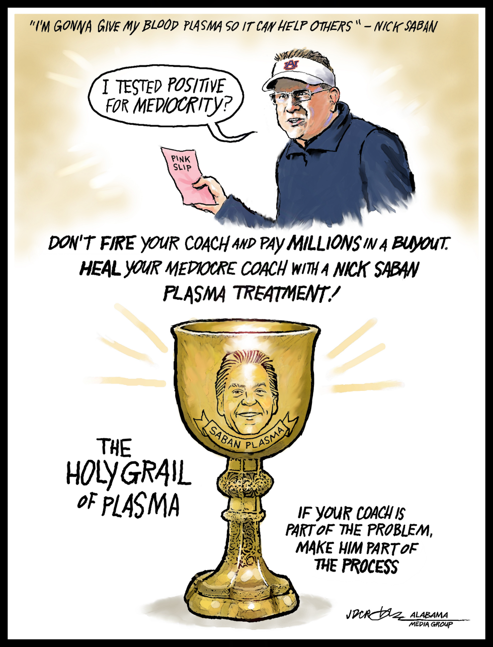Nick Saban Plasma