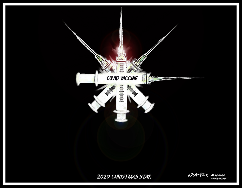 Vaccine Christmas Star