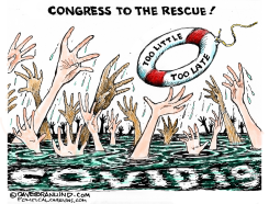 CONGRESS COVID RELIEF by Dave Granlund