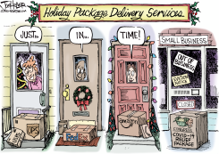 RELIEF PACKAGE by Joe Heller