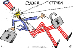 CYBER ATTACK by Randall Enos