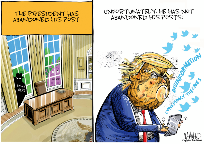 Trump AWOL