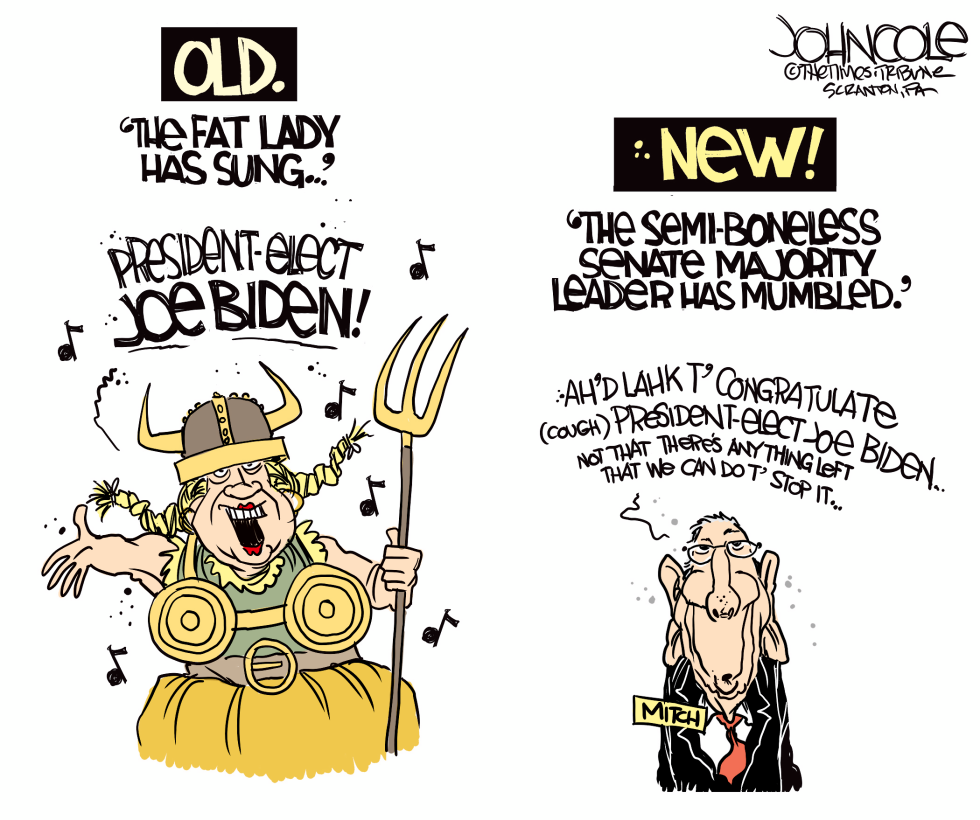 McConnell finally says Biden won