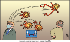 MUTANT CORONAVIRUS by Arend van Dam