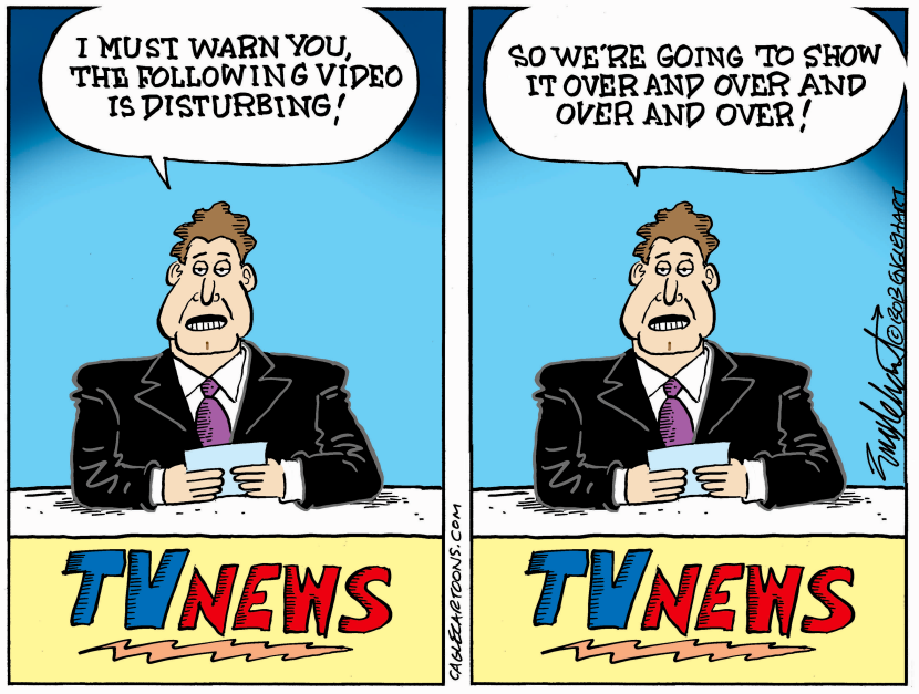 TV News Anchor Warns Viewers Then Promises Endless Replays
