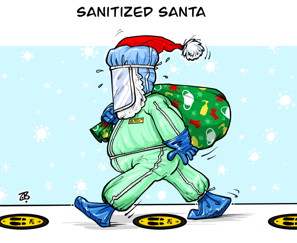 Sanitized Santa