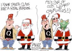 CHRISTMAS QANON by Pat Bagley