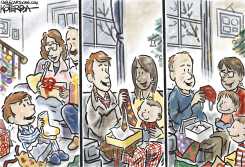 SOCKS, TIES, MASKS by Jeff Koterba