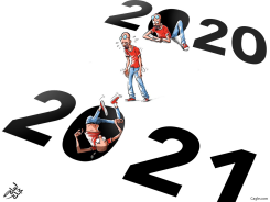 NEW YEAR  by Osama Hajjaj