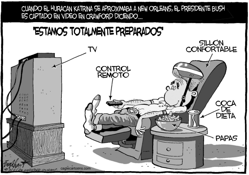 Bush y el Huracan Katrina