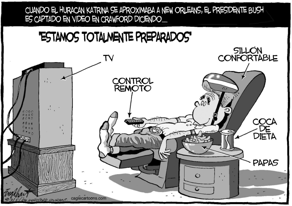 Bush y el Huracan Katrina