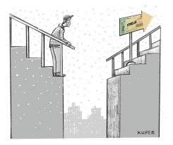 AWAITING STIMULUS by Peter Kuper