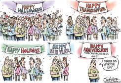 PUBLIC GATHERINGS by Joe Heller